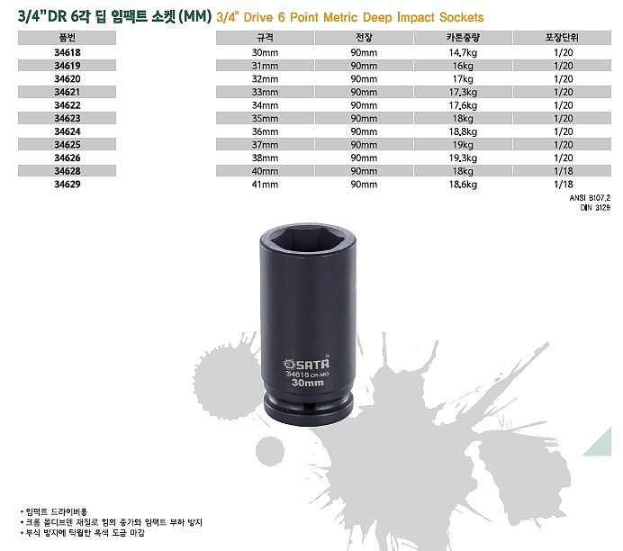 3/4인치 6각 롱 임팩소켓 (346)_상세페이지