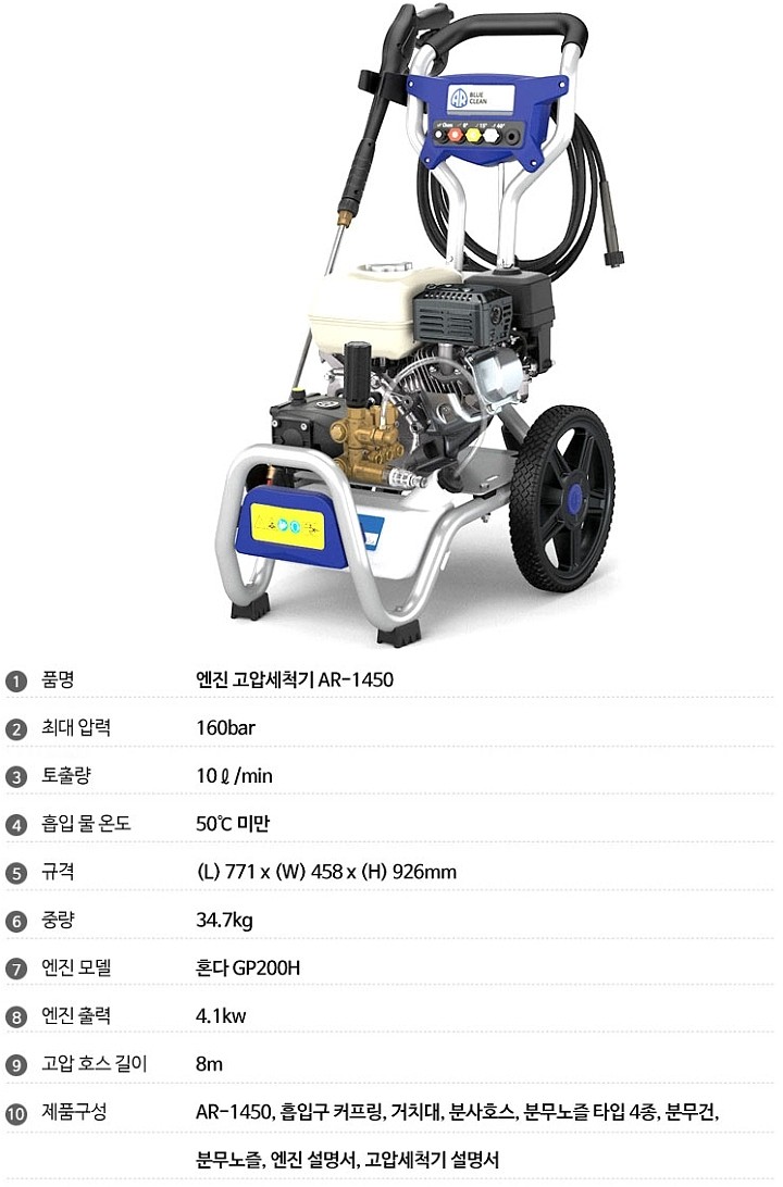 고압세척기 (AR-1450)_상세페이지