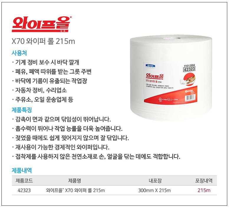 와이프올 와이퍼 (X70 42323)_상세페이지