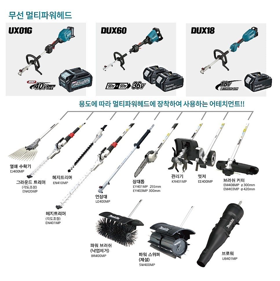 멀티 파워헤드 샤프트 연장대 어테치먼트 (LE400MP)_상세페이지