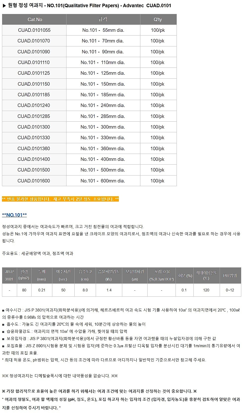정성 여과지 (No.101)_상세페이지