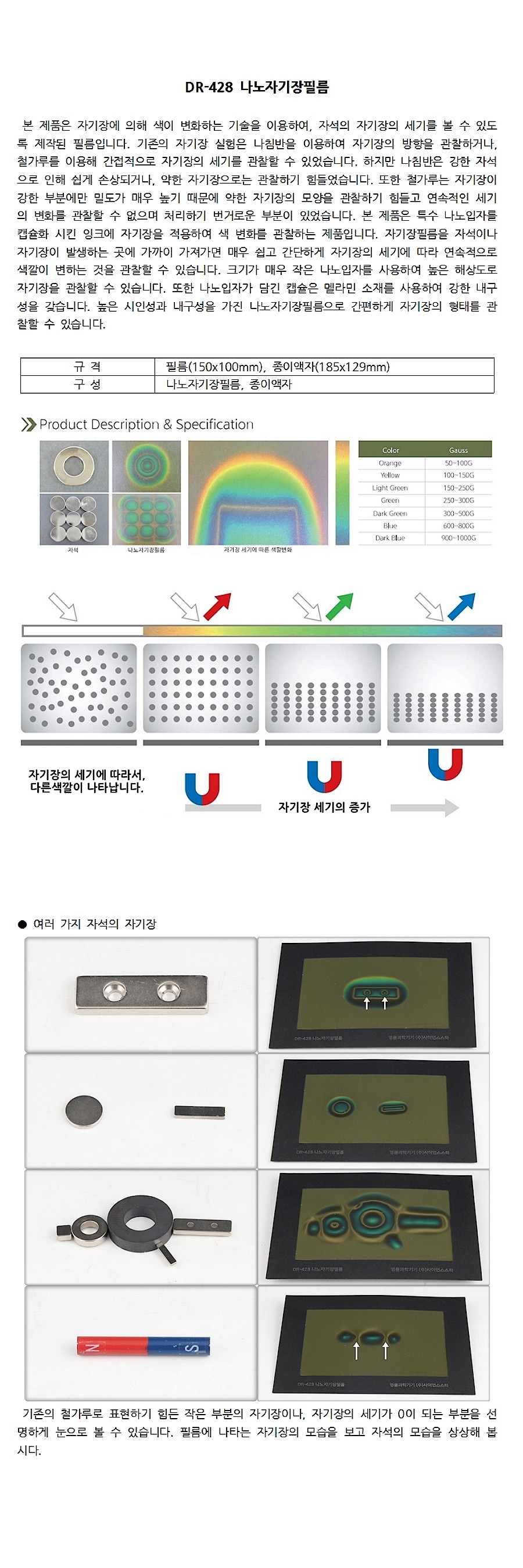 나노 자기장 필름 (DR-428)_상세페이지