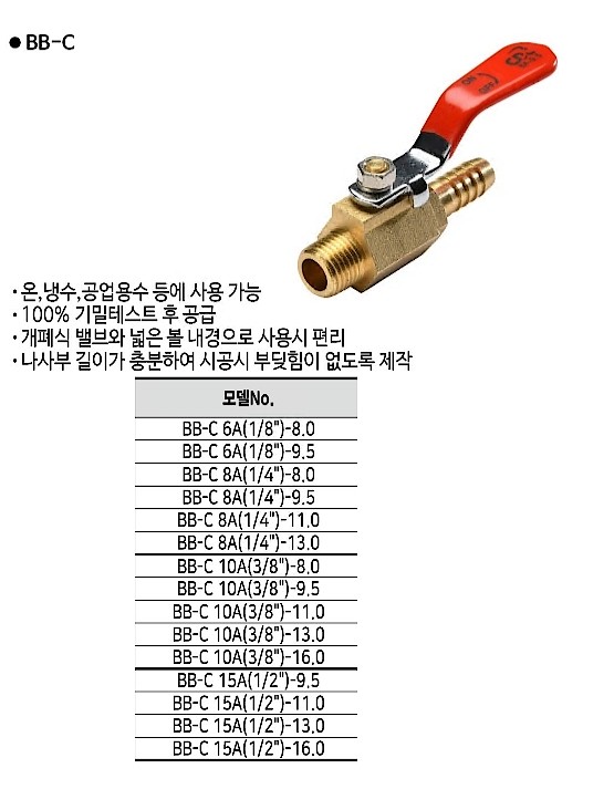 황동 볼밸브 (BB-C)_상세페이지