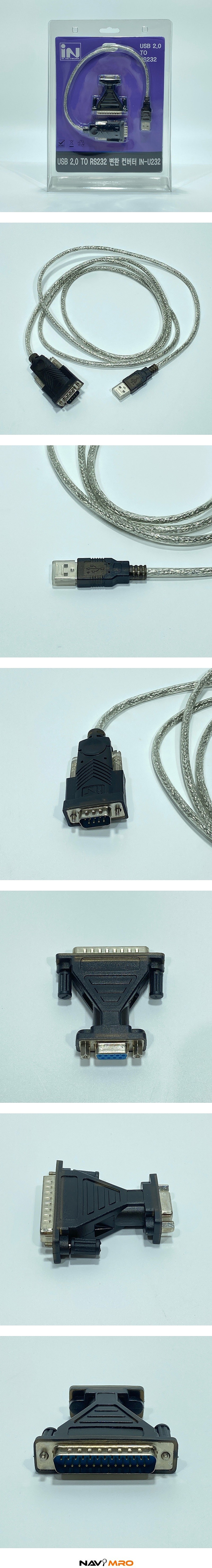 USB 2.0 to RS232 시리얼 케이블 (IN-U232)_상세페이지