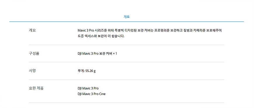 Mavic 3 Pro 보관 커버_상세페이지