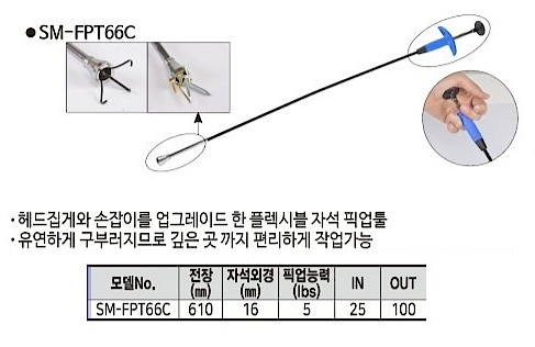 자석 플렉시블 픽업집게 (SM-FPT66C)_상세페이지