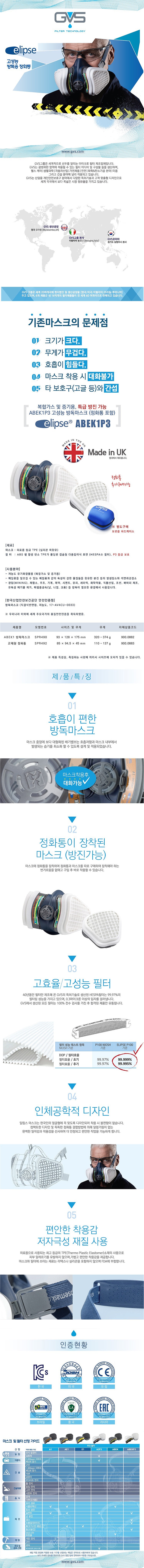 방독 정화통 (SPR492 방진겸용)_상세페이지
