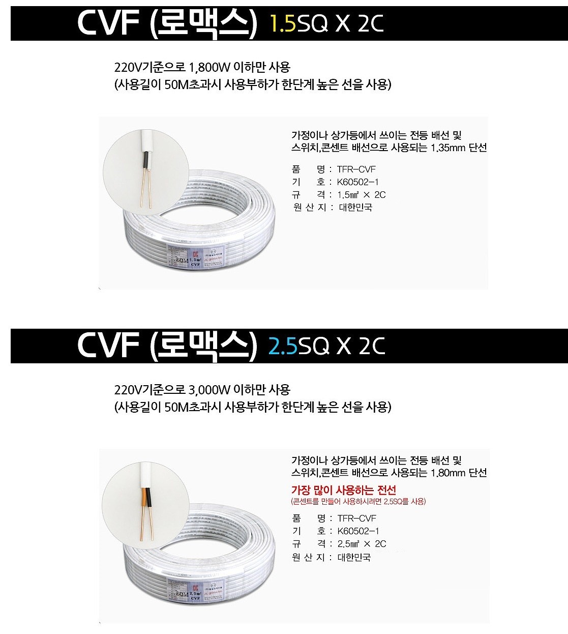 CVF 전선 (1.5~2.5SQ)_상세페이지