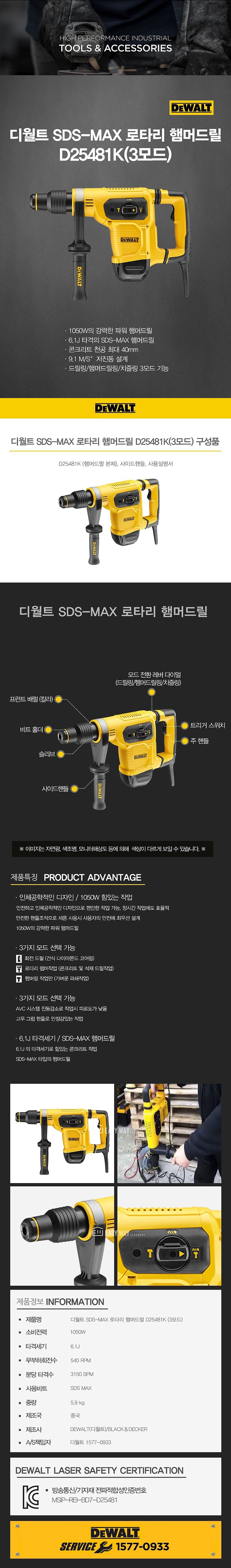 로타리 함마 드릴 (D25481K)_상세페이지