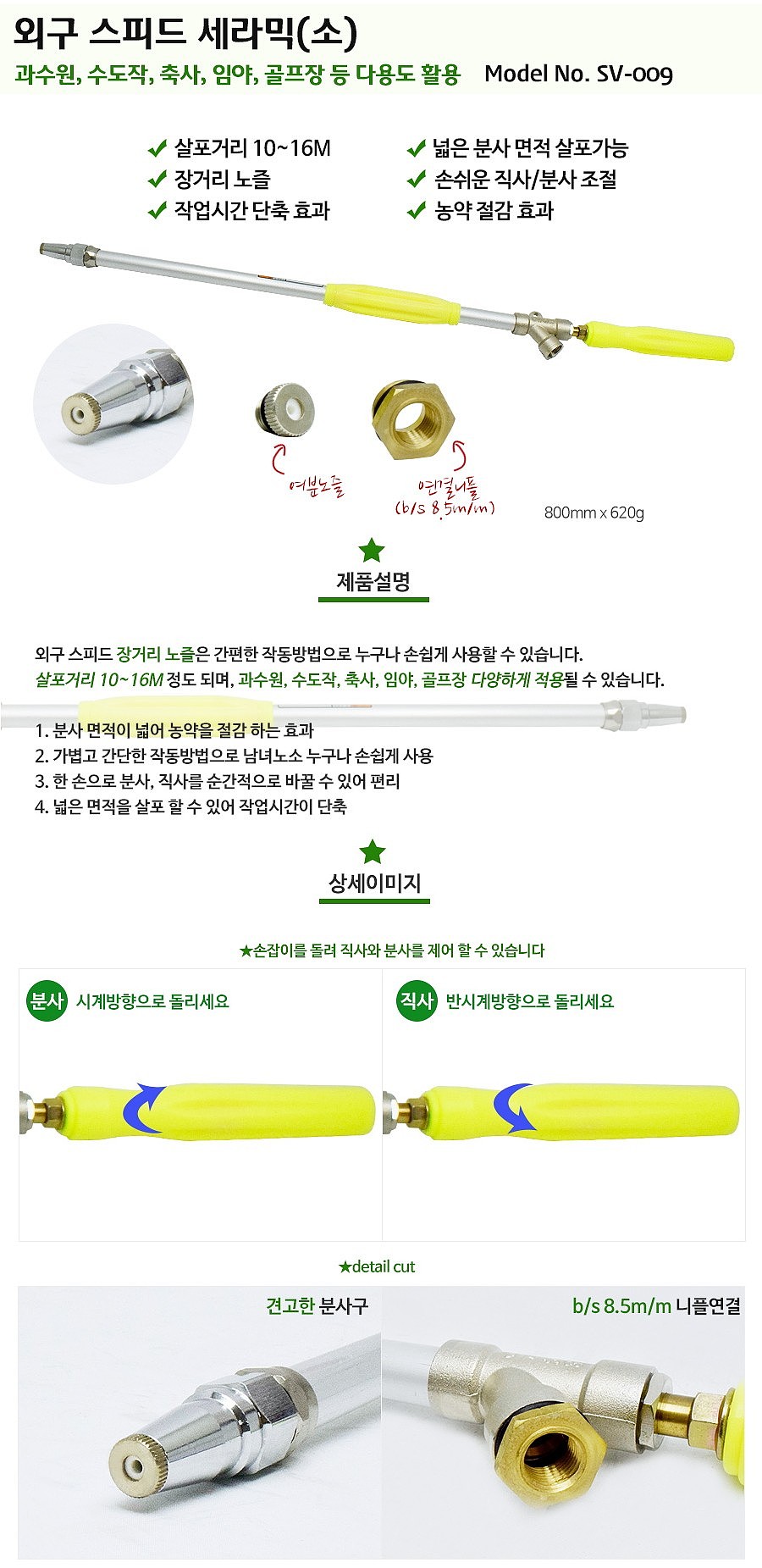 고압 분무기건 (외구 스피드 세라믹)_상세페이지