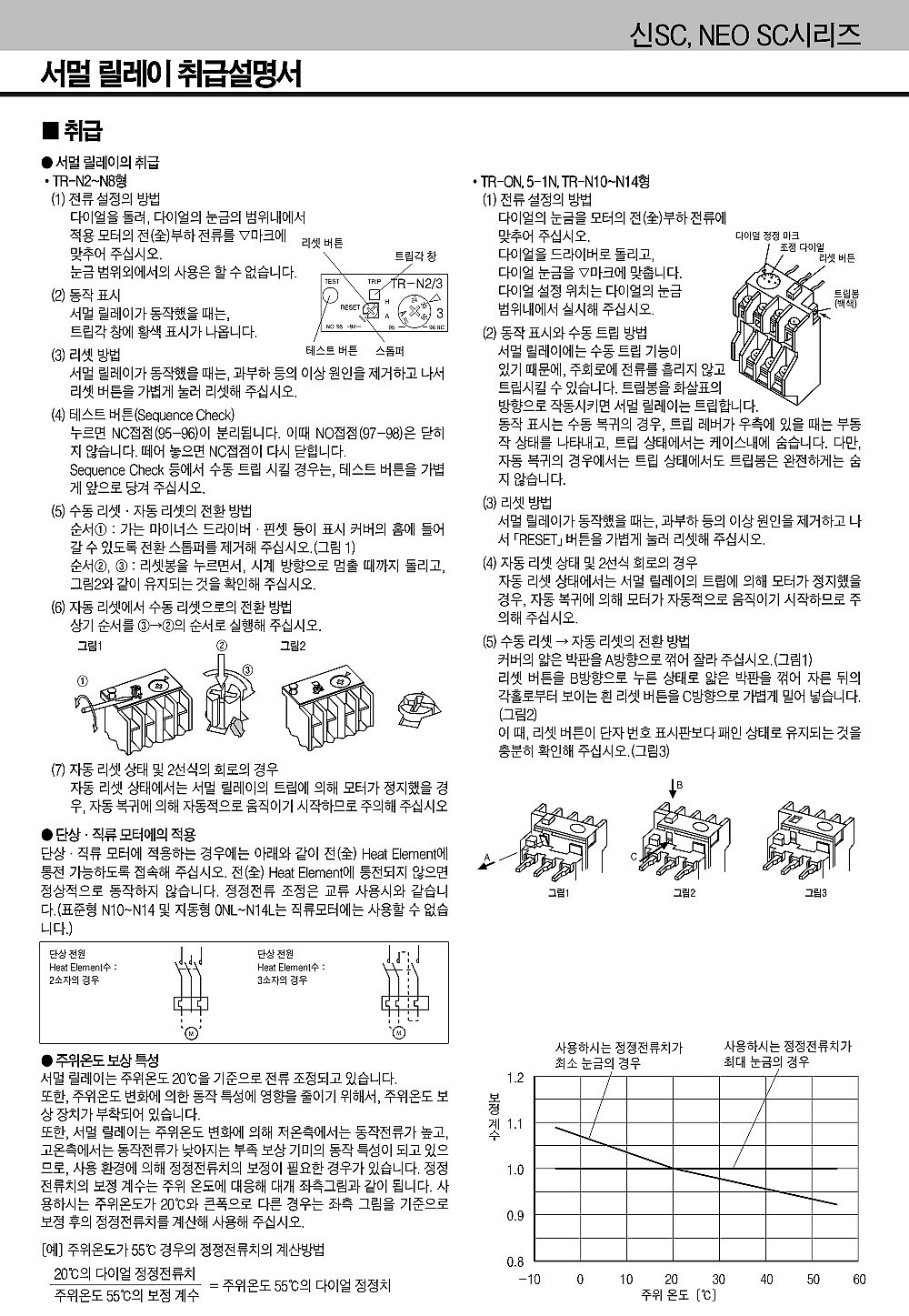 열동형 계전기 (TR-0N/3)_상세페이지