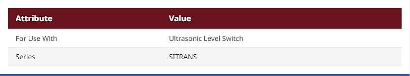 SITRANS Series for Use with Ultrasonic Level Switch (7ML1830-1BK)_상세페이지