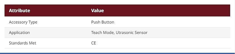 Sensors Push Button, CE Standard (XXZPB100)_상세페이지