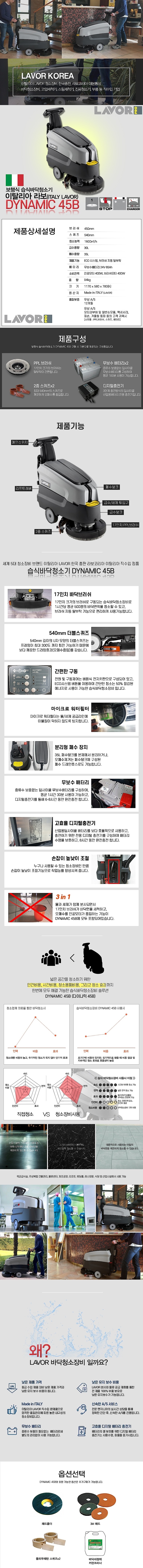 습식 바닥 청소기 (DYNAMIC 45B)_상세페이지