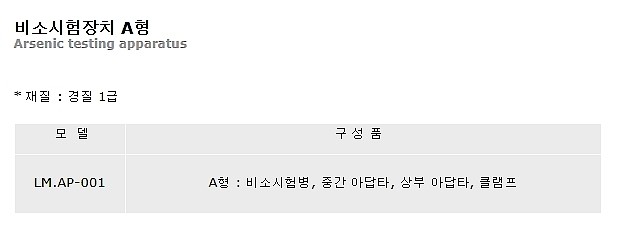 비소시험장치 (A형 / LM.AP-001)_상세페이지