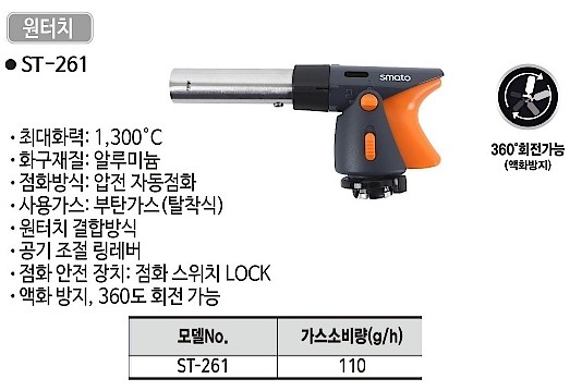 가스토치 (ST-261)_상세페이지