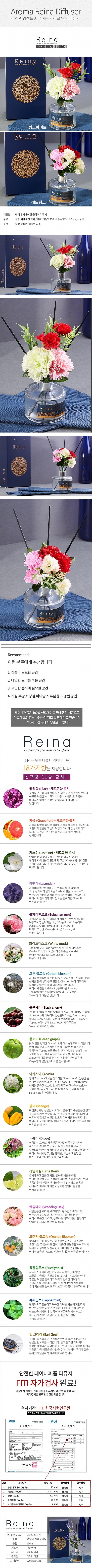 퍼퓸 카네이션 플라워 디퓨져 세트_상세페이지