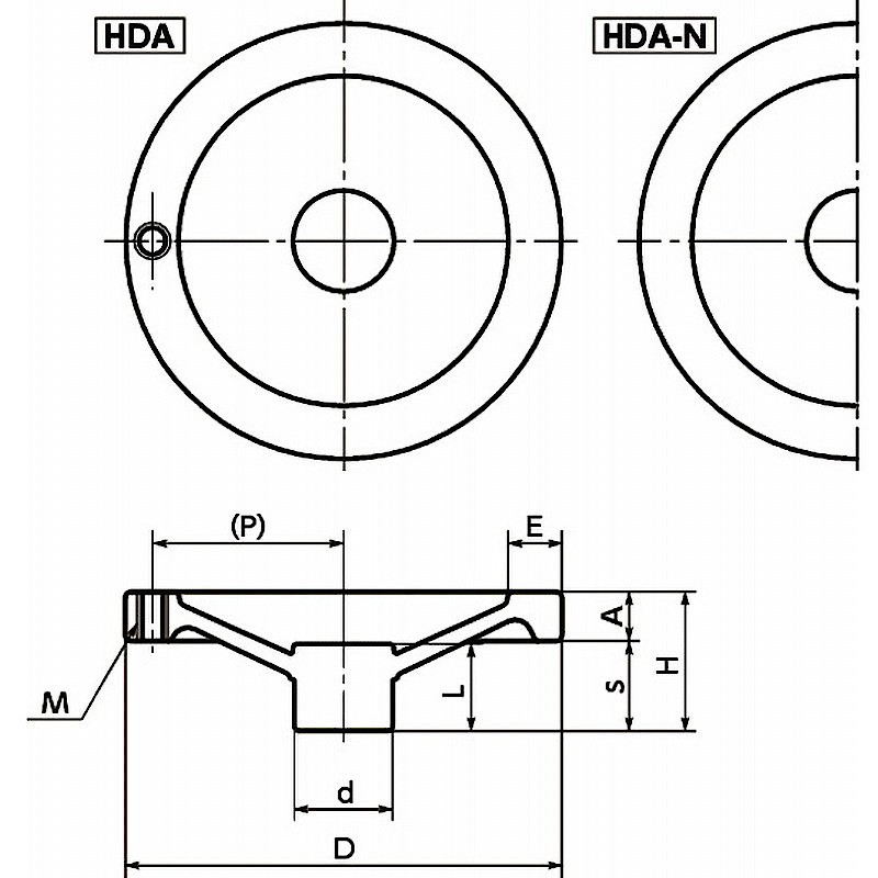 알루미늄 디스크 핸들 (HDA)_상세페이지