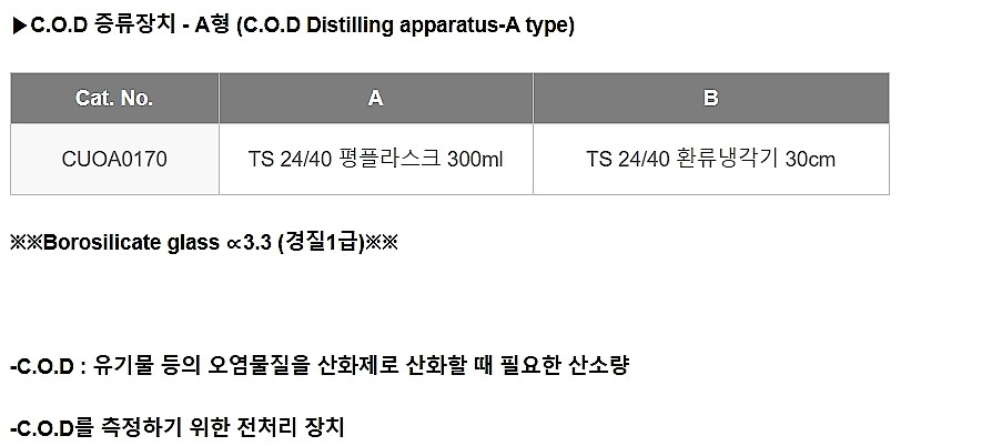 C.O.D 증류장치 (A형)_상세페이지