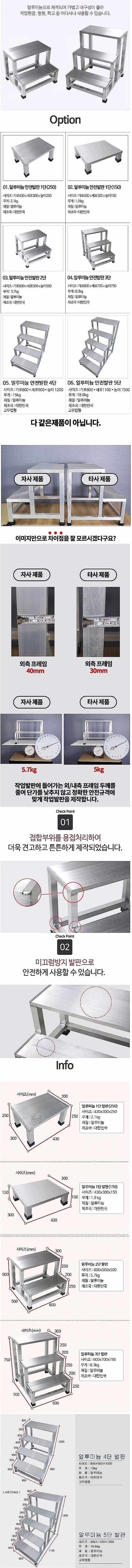 (법인전용) 안전 작업발판 (알루미늄) (현불직송)_상세페이지