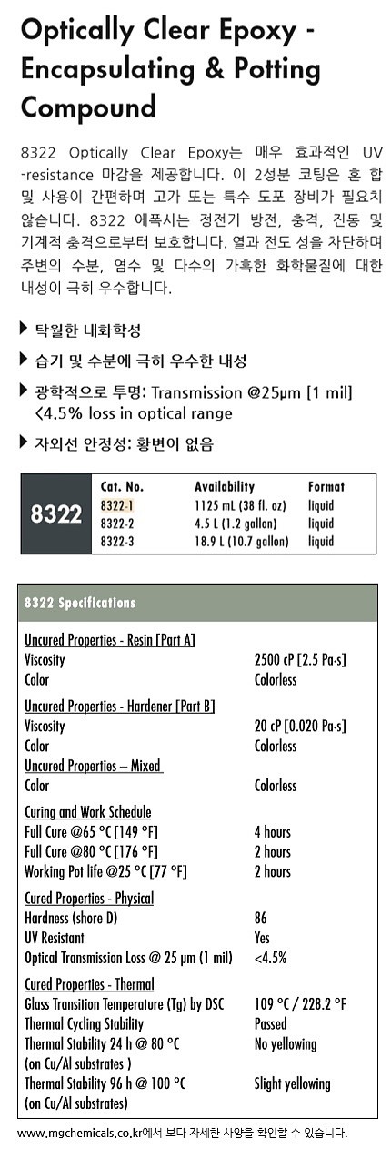 광학적 투명 에폭시 (8322)_상세페이지