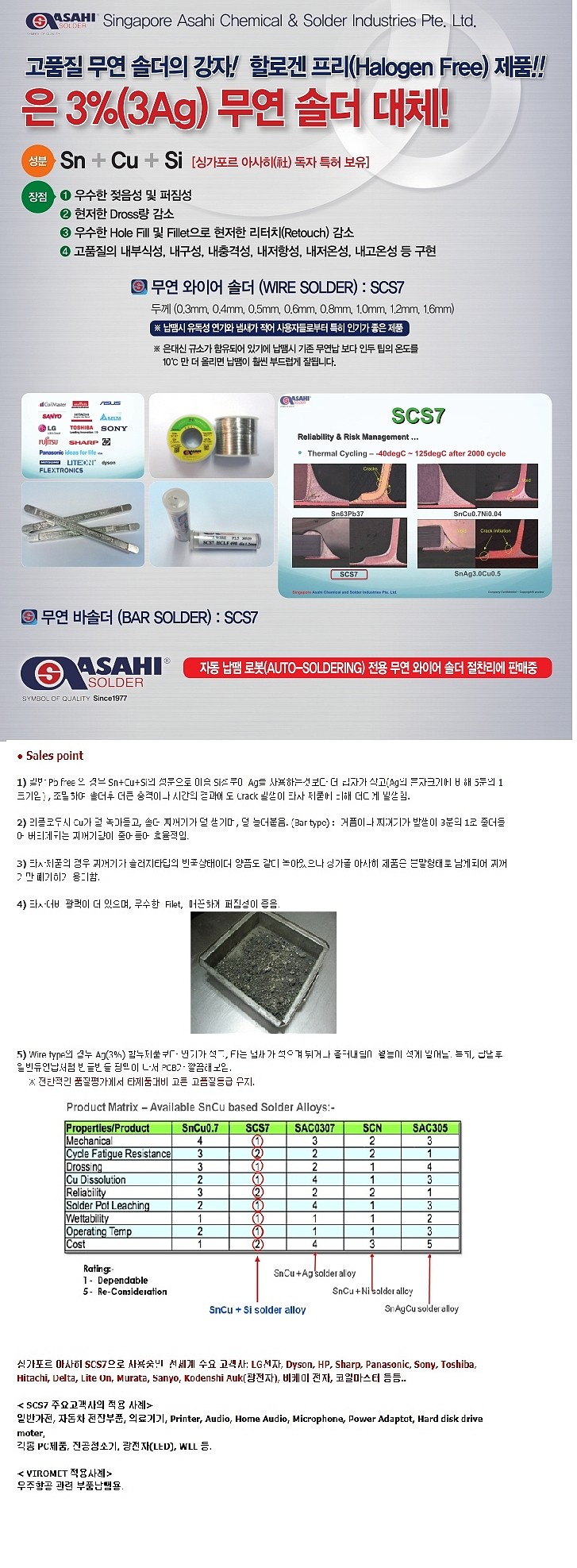 실납 CORED WIRE 롤 (무연)_상세페이지