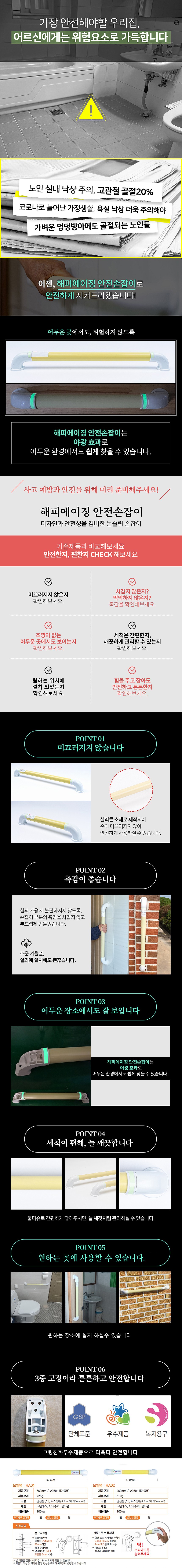 벽걸이형 안전손잡이 (HA01/02)_상세페이지