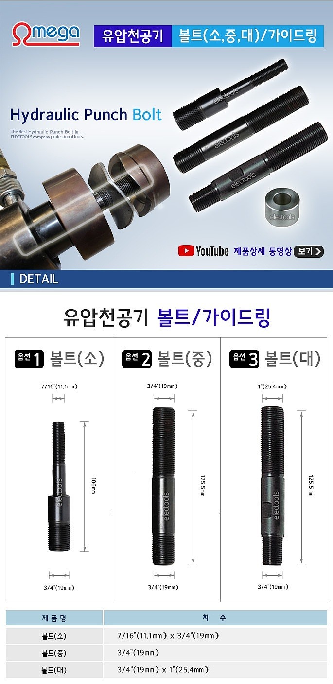 유압식 천공기 볼트_상세페이지