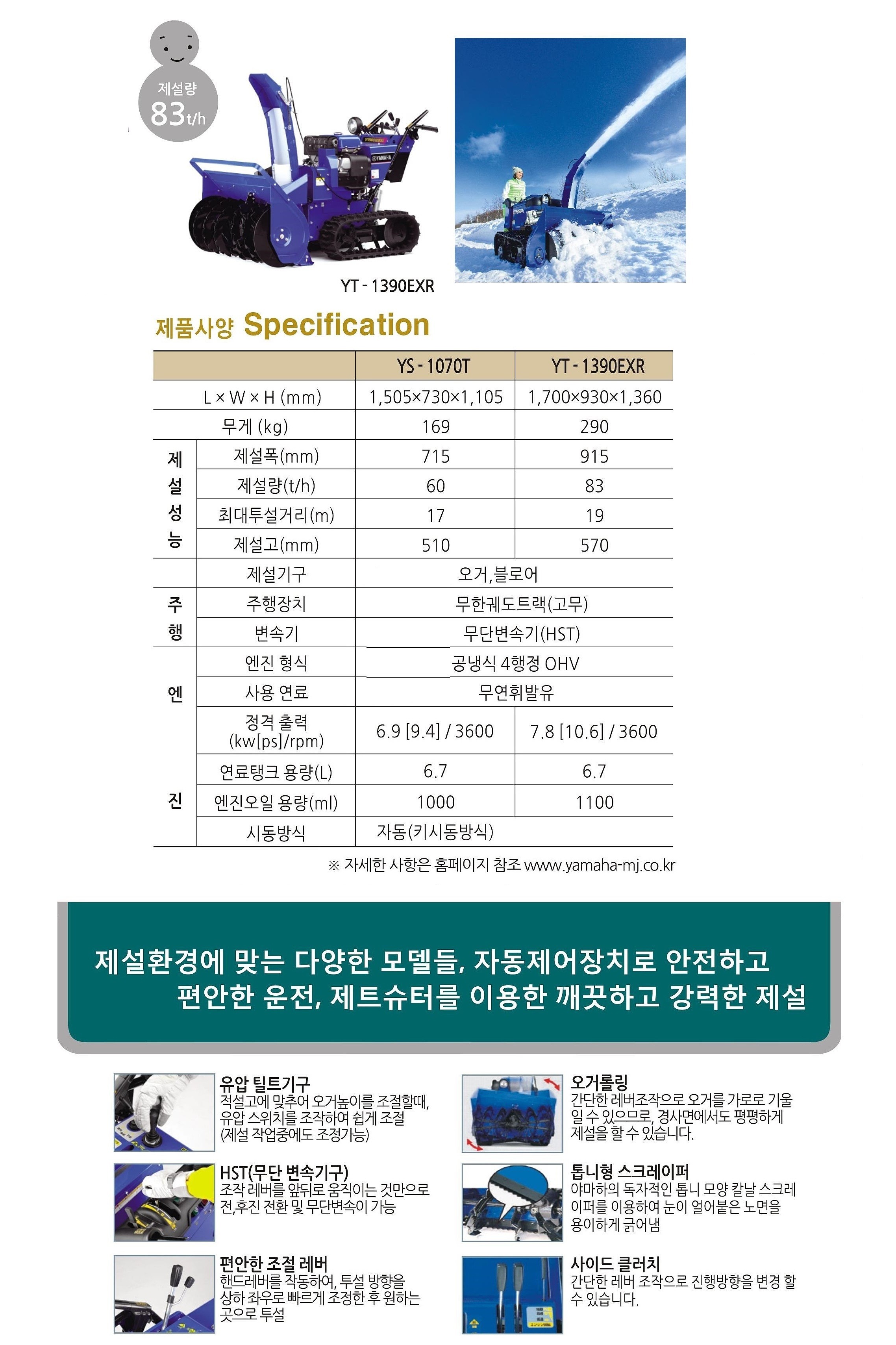 제설기 (YT-1390EXR)_상세페이지