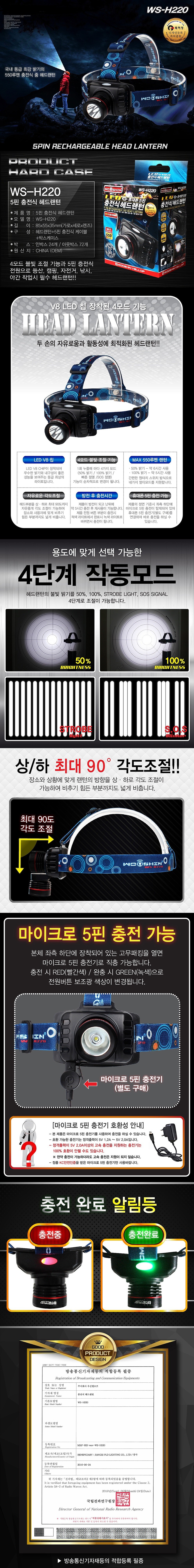 LED충전식헤드랜턴 (WS-H220)_상세페이지