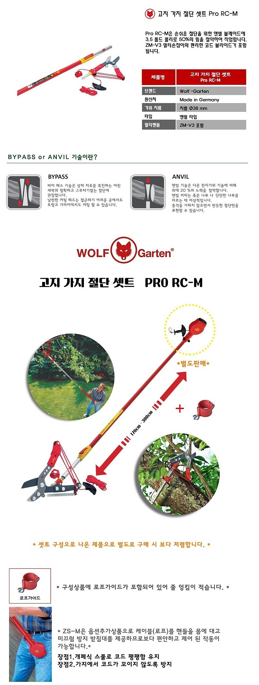고지가지 절단셋트 (Pro RC-M)_상세페이지