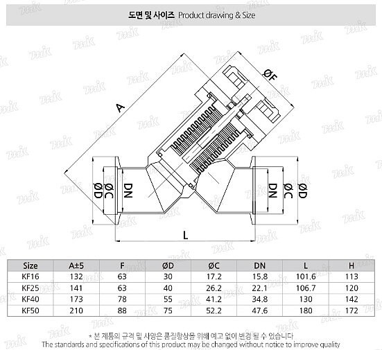 진공 인라인밸브 (KF/수동/벨로우즈/SUS304)_상세페이지