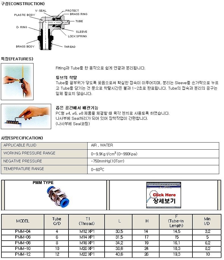 원터치 피팅 (PMM)_상세페이지