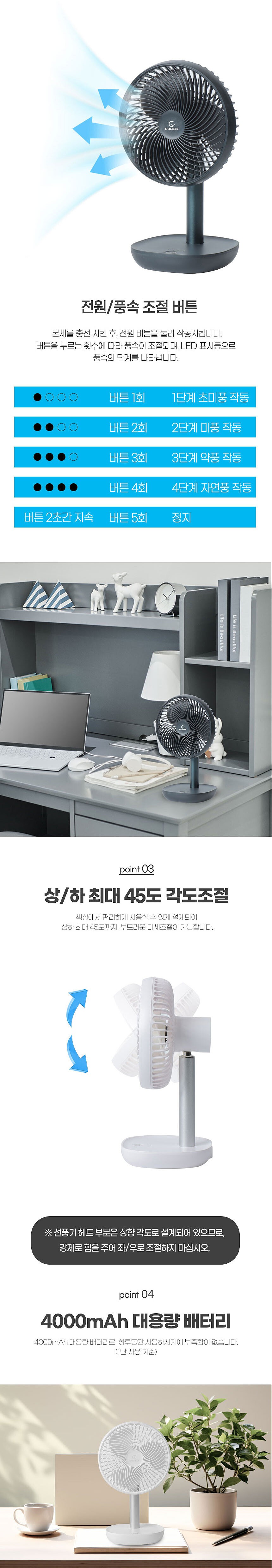 탁상용 선풍기 (CYF-DC)_상세페이지