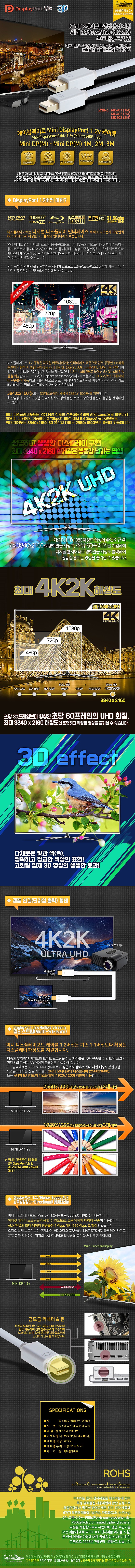 Mini DP 1.2 케이블_상세페이지