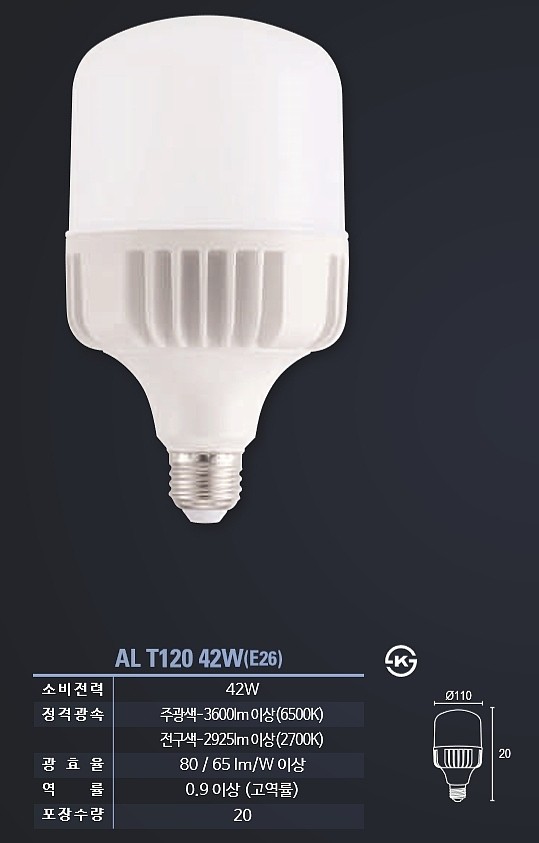 LED 파워램프 U볼(E26)_상세페이지