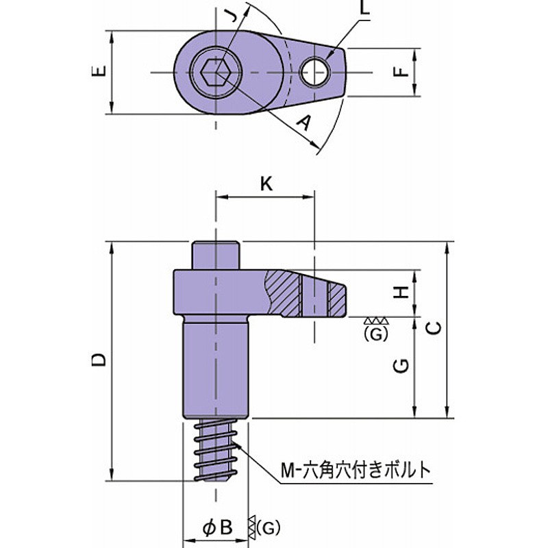 클램프 & 스토퍼 후크 클램프 BJ130 BJ130-12140_상세페이지
