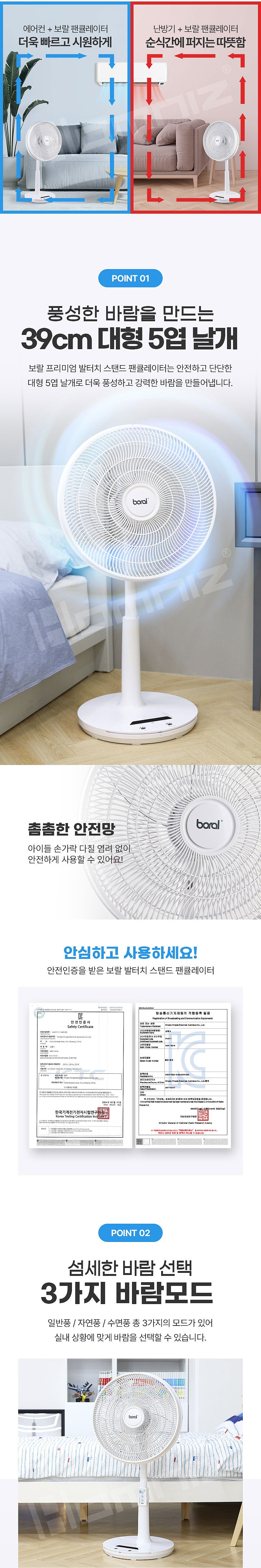 16인치 리모컨 프리미엄 발터치 스탠드 팬큘레이터 (BR-FRC1902ND)_상세페이지