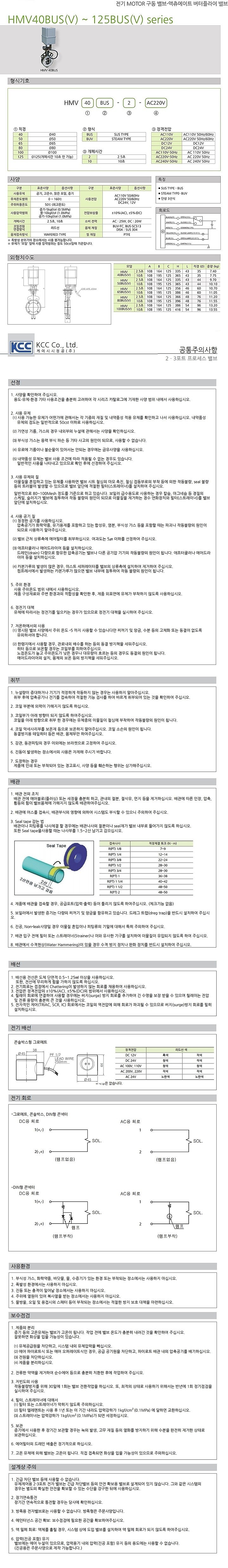 모터 구동형 밸브-액츄에이트 버터플라이 밸브 (HMV BUV)_상세페이지
