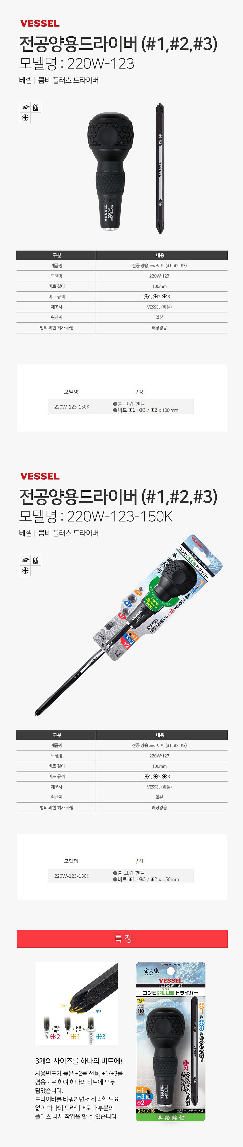전공 양용 드라이버 (220W-123-150K)_상세페이지