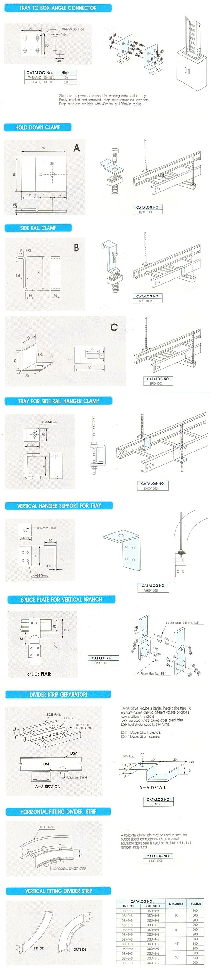 케이블 트레이 수평 엘보 카바_상세페이지