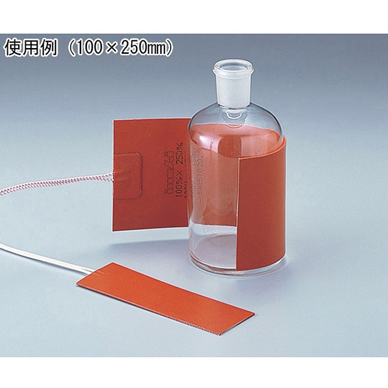 실리콘 고무 히터 200V 사양 폭 250 × 길이 50mm_상세페이지