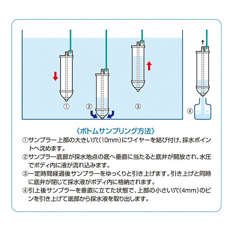 스텐 지하수 샘플러 폭탄 타입 500mL_상세페이지