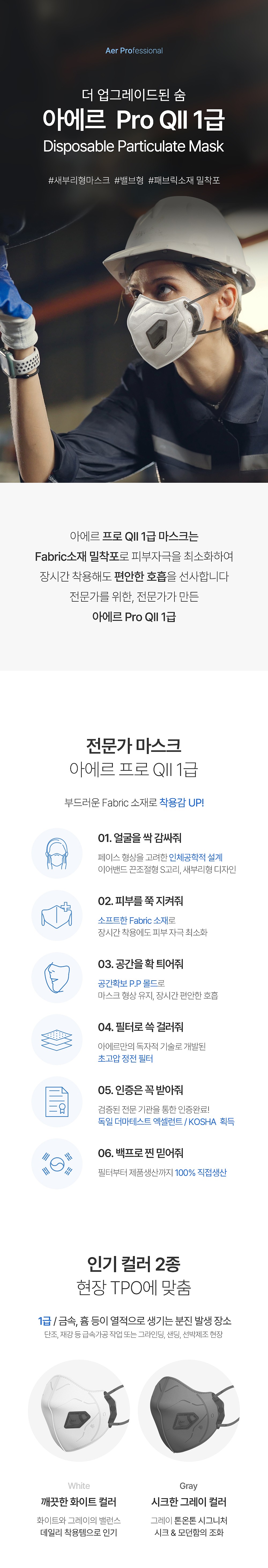 프로 Q2 1급 방진 마스크 (Q201F )_상세페이지