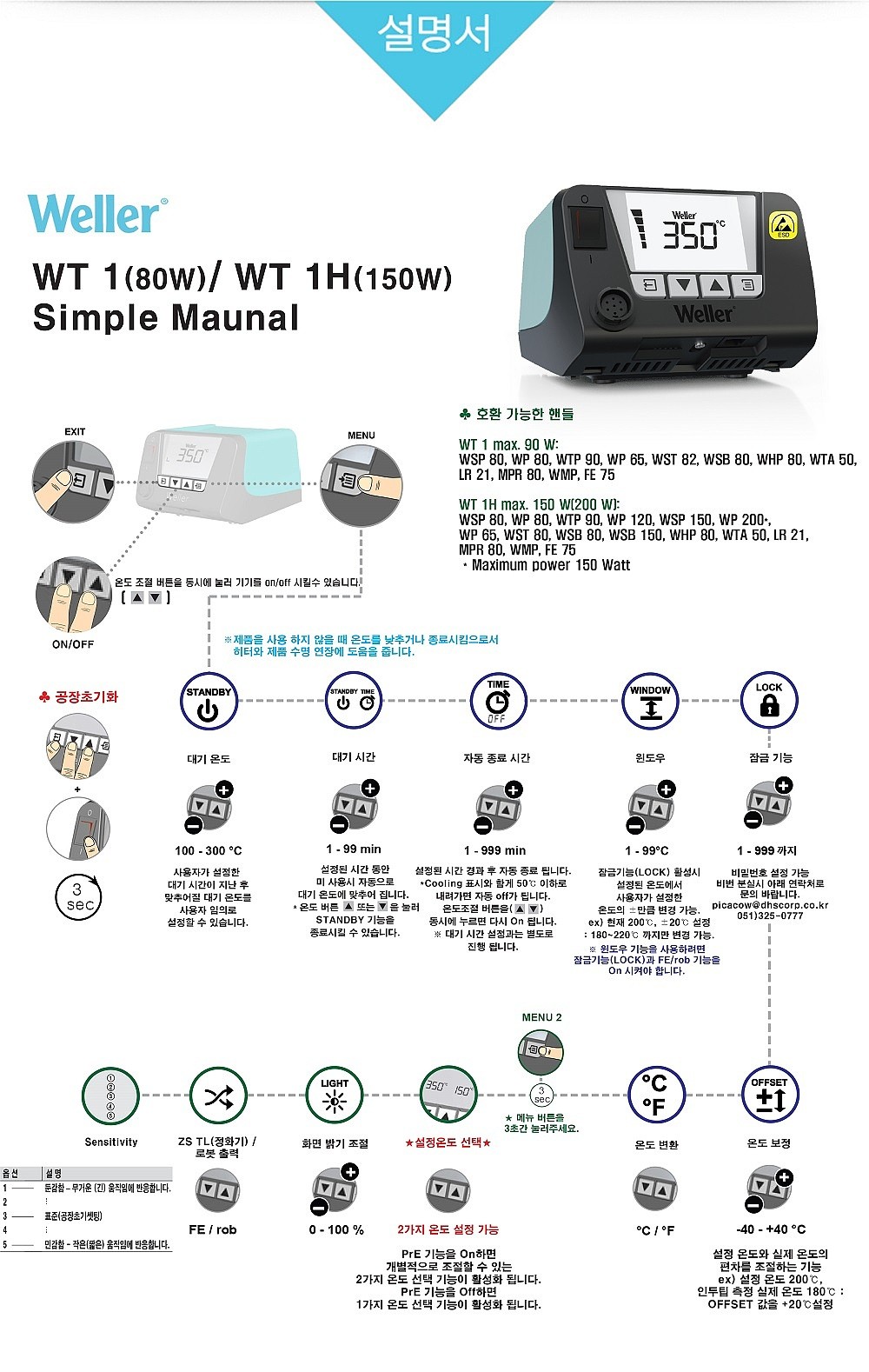 온도 조절형 인두기 (WT 1014)_상세페이지