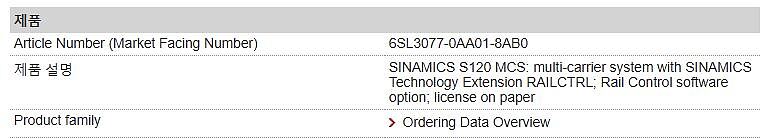 S120 TEC RAILCTRL 6SL3077-0AA01-8AB0 (6SL3077-0AA01-8AB0)_상세페이지
