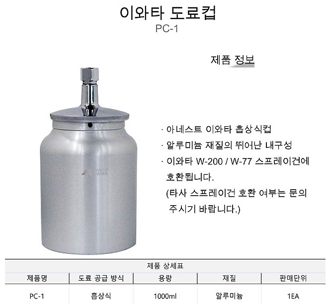 에어 스프레이건컵 (PC-1)_상세페이지