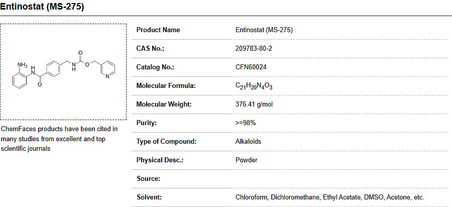 Entinostat (MS-275)_상세페이지