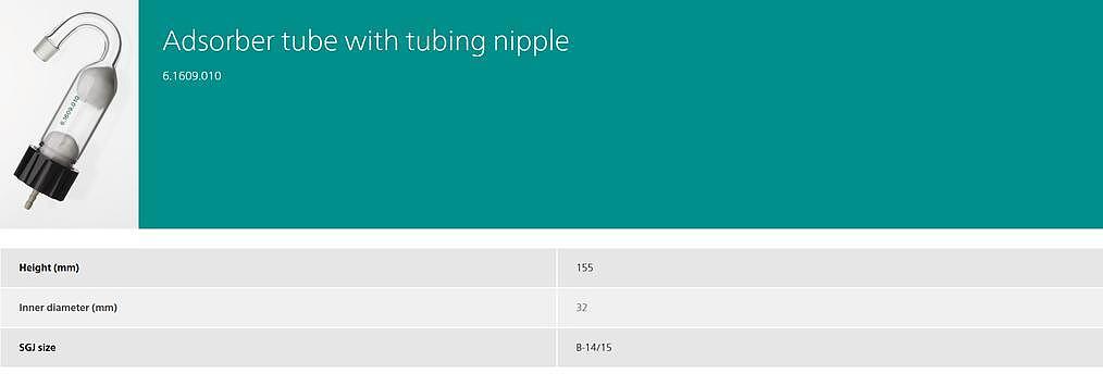 Adsorb. Tube cpl. for 681/703/803_상세페이지