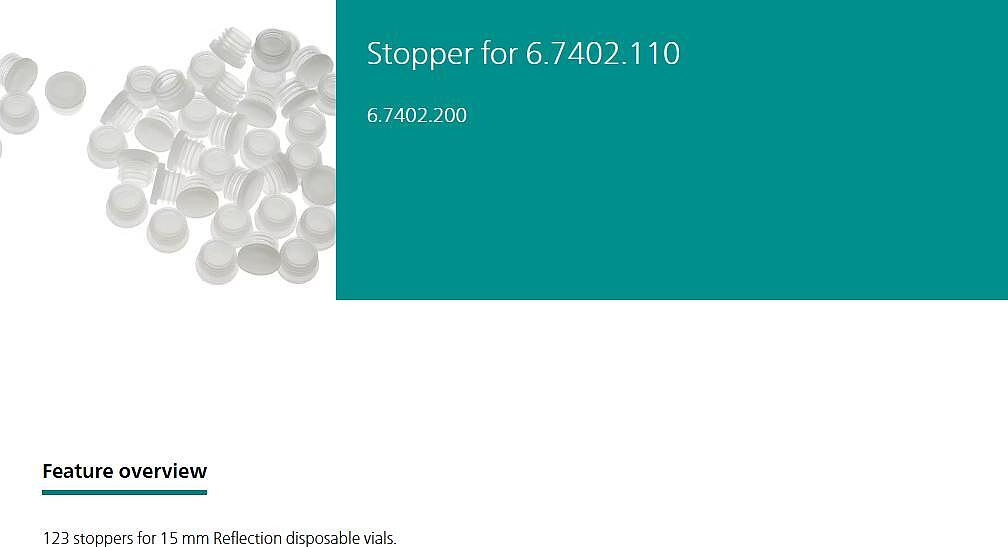 Stopper for 6.7402.110_상세페이지